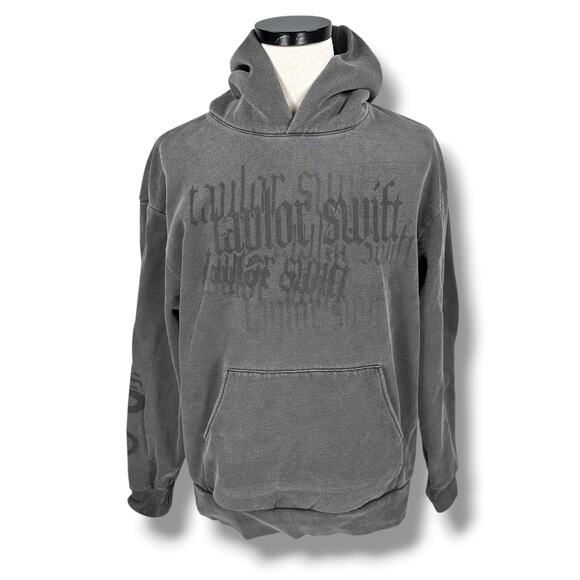 Taylor Swift Reputation Tour Hoodie Adults XS Small Gray Heavy Thick Authentic - Picture 1 of 9